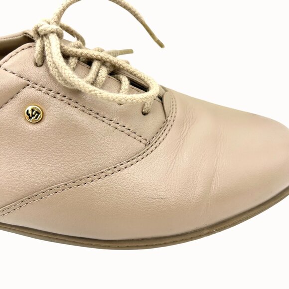 Easy Spirit Anti-Gravity Esmotion Taupe Leather Lace-Up Sneakers w/ Box 8.5B - Picture 5 of 10